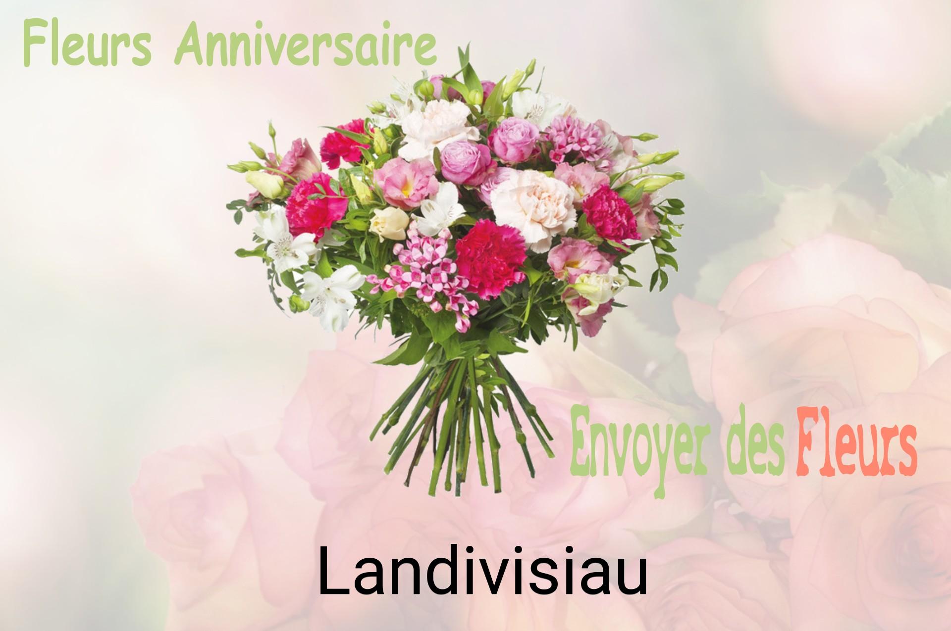 Bouquet de fleurs d’anniversaire livré à Landivisiau